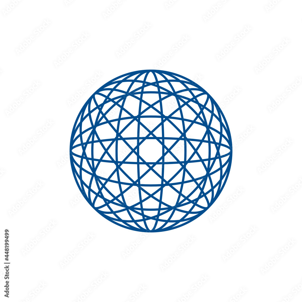 abstract globe design abstract globe design