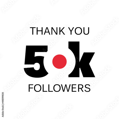thank you 50k followers, social media post template