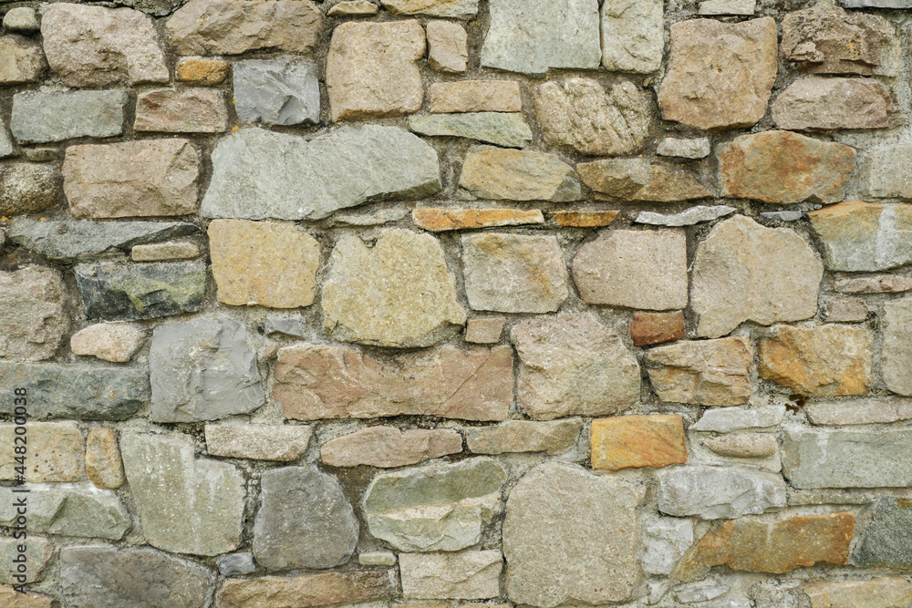 Simple stone texture with warm color rocks