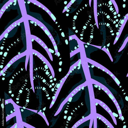 Tropical Leaf. Modern Motif. Jungle Print. Foliage