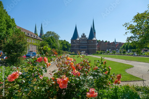 Holsten Gate in Luebeck photo