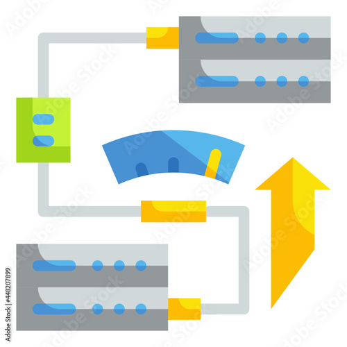 velocity flat icon