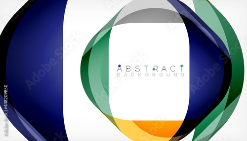 Abstract square shape with overlapping waves, minimal geometric background. Vector Illustration For Wallpaper, Banner, Background, Landing Page Free Download Abstract square shape with overlapping waves, minimal geometric background. Vector Illustration For Wallpaper, Banner, Background, Landing Page - GFXLoad