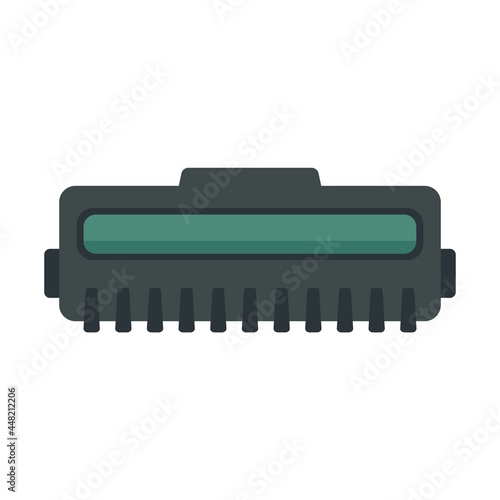 Laser cartridge printer icon flat isolated vector
