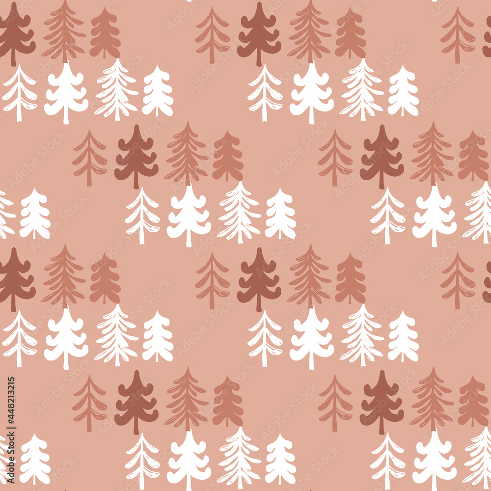 Christmas forestl pattern1