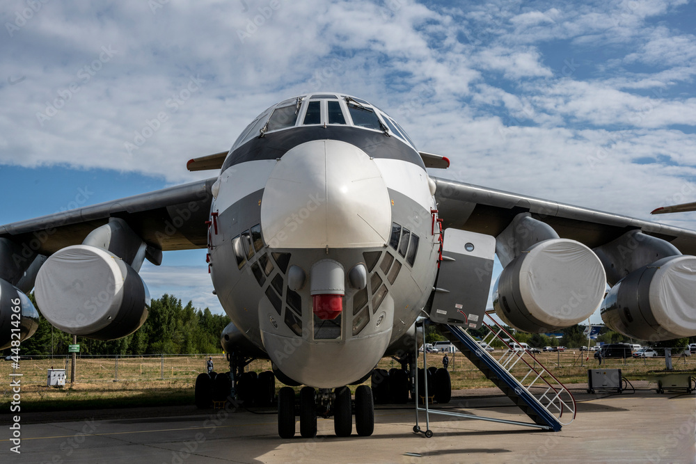 fragments of large new aircraft at the Max-21 aerospace salon in Zhukovsky fragments of large new aircraft at the Max-21 aerospace salon in Zhukovsky