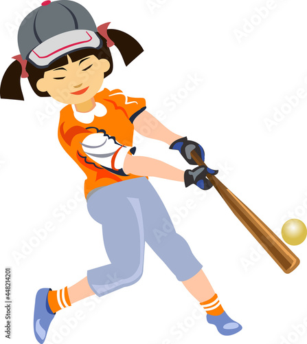 softball girl player