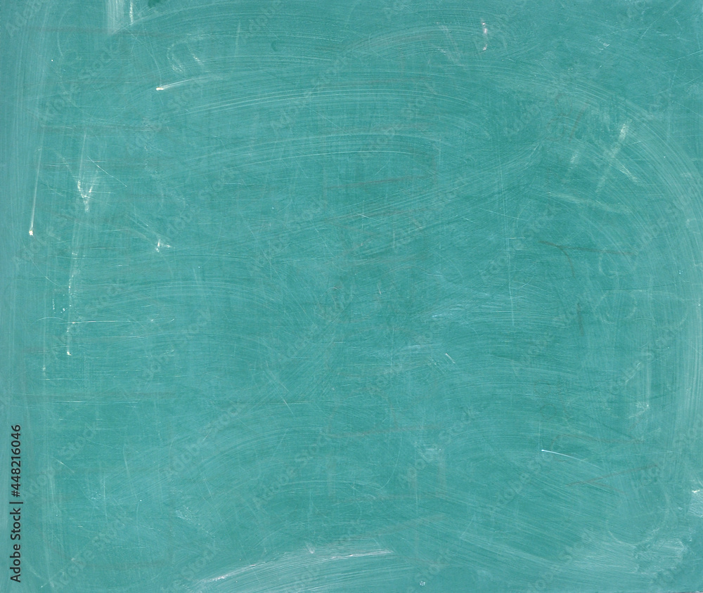 Obraz premium Empty green chalkboard.