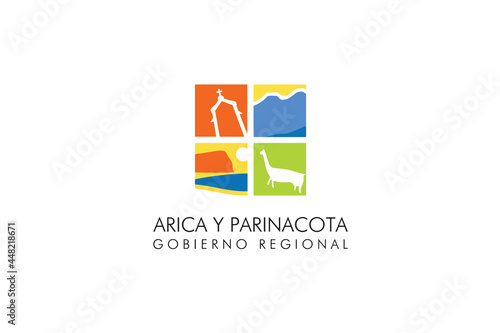 Free Download Flag of Arica y Parinacota Region of chile. Vector illustration. - GFXLoad