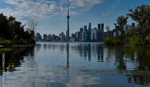 Photography Blick von Ward Island auf Downtown Toronto