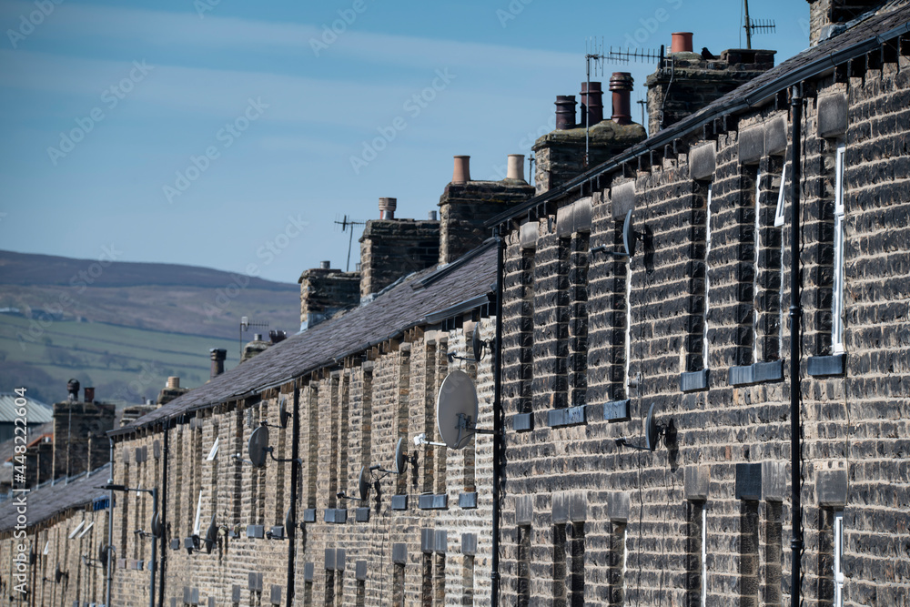 Victorian terraced housing in North Yorkshire