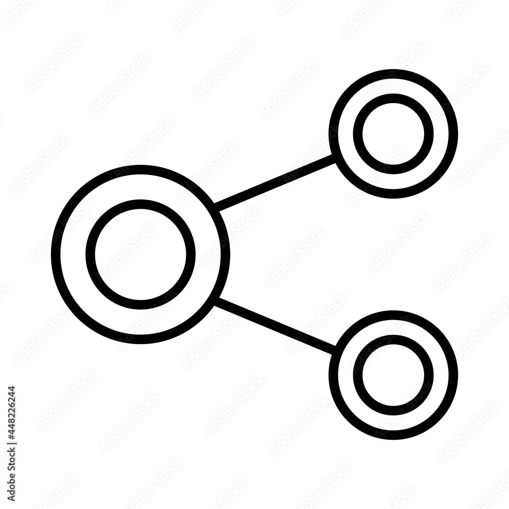 Share Vector Line Icon Design Share Vector Line Icon Design