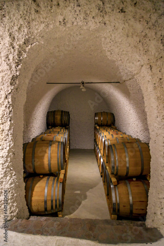 Old winery on Santorini, Greece