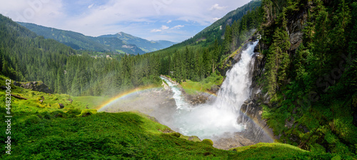 A view of Austria's highest waterfall 
