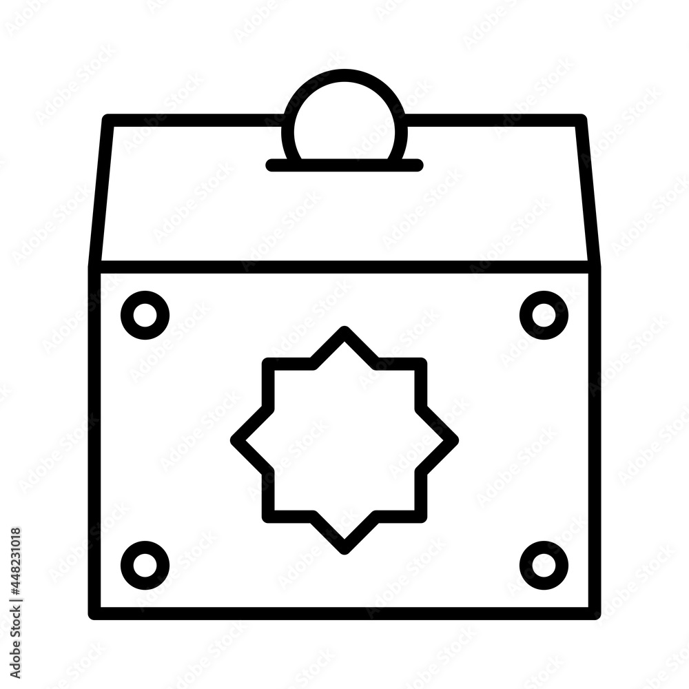 Zakat Vector Line Icon Design Zakat Vector Line Icon Design