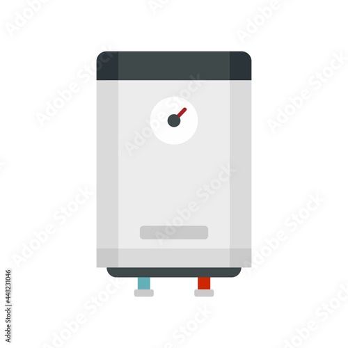 Boiler icon flat isolated vector
