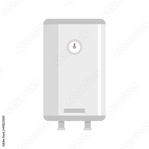 Water boiler icon flat isolated vector