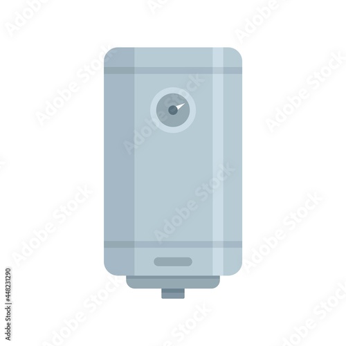 Hot boiler icon flat isolated vector