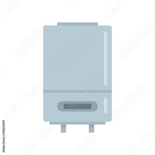 Boiler technology icon flat isolated vector