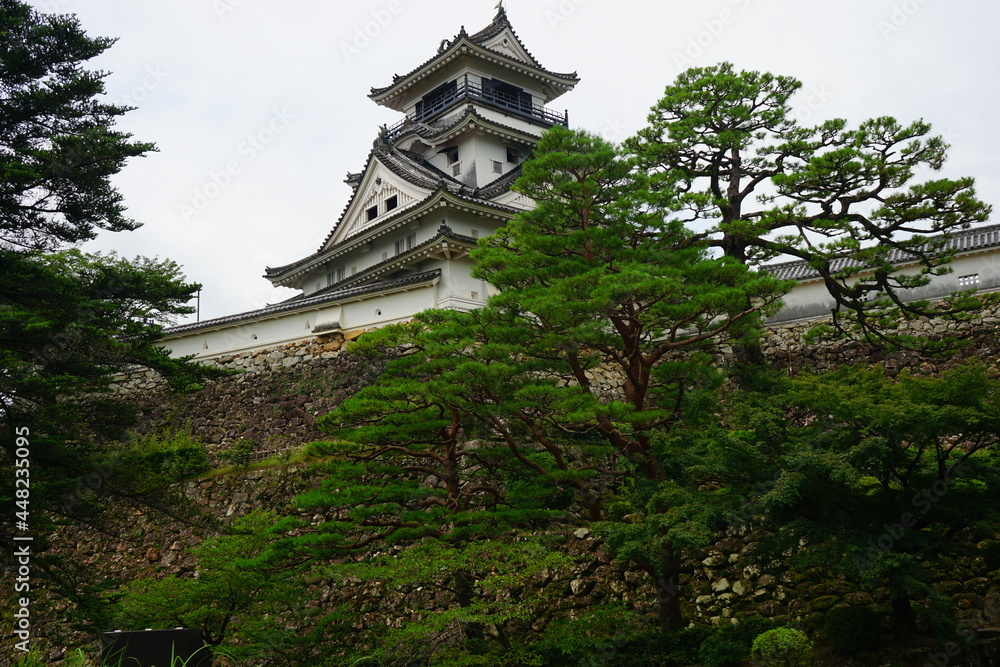 Kochi Castle or Kochi-jo in Kochi, Japan - 日本 高知県 高知城 天守閣 Kochi Castle or Kochi-jo in Kochi, Japan - 日本 高知県 高知城 天守閣