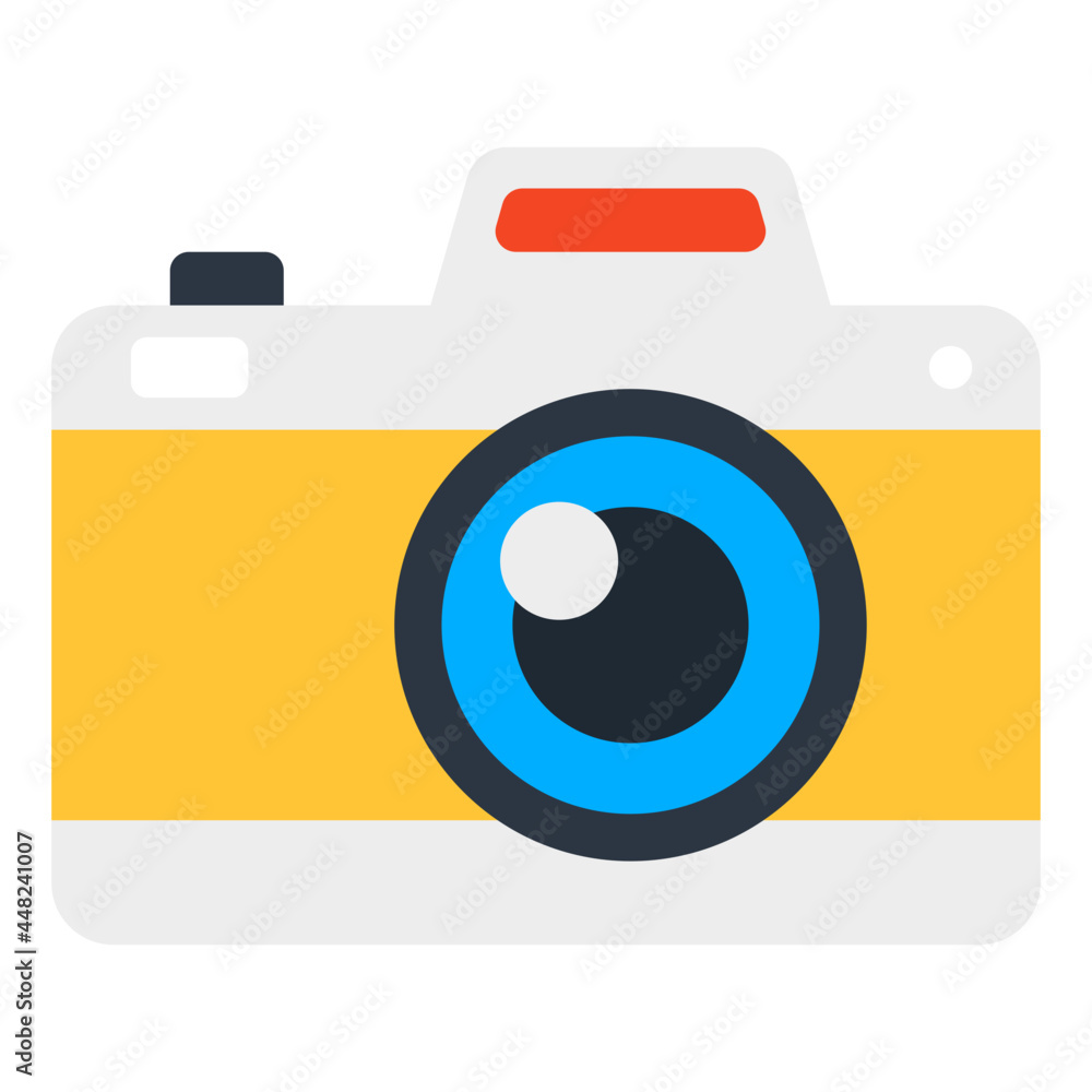 A unique design icon of digital cam A unique design icon of digital cam