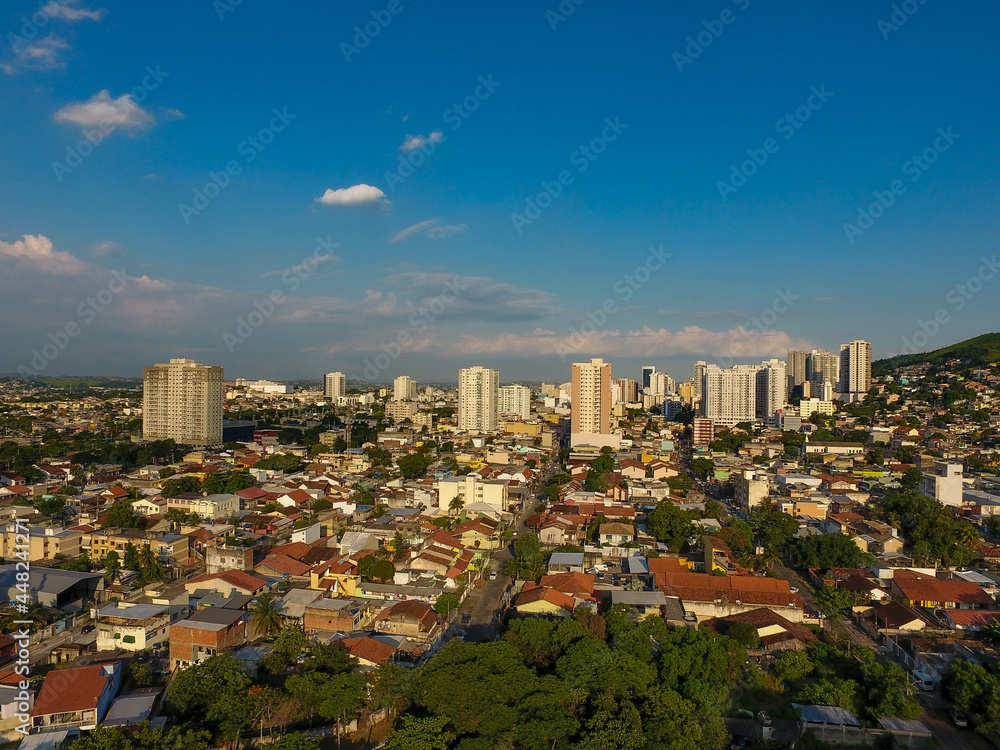 Aerial view of the city of Nova Iguaçu