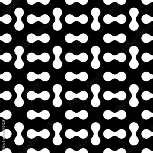 Simple shapes seamless pattern. Geometrical print. Modern ornament. Figures wallpaper. Geometric background. Vector illustration. Contemporary backdrop. Digital paper, textile print, abstract image