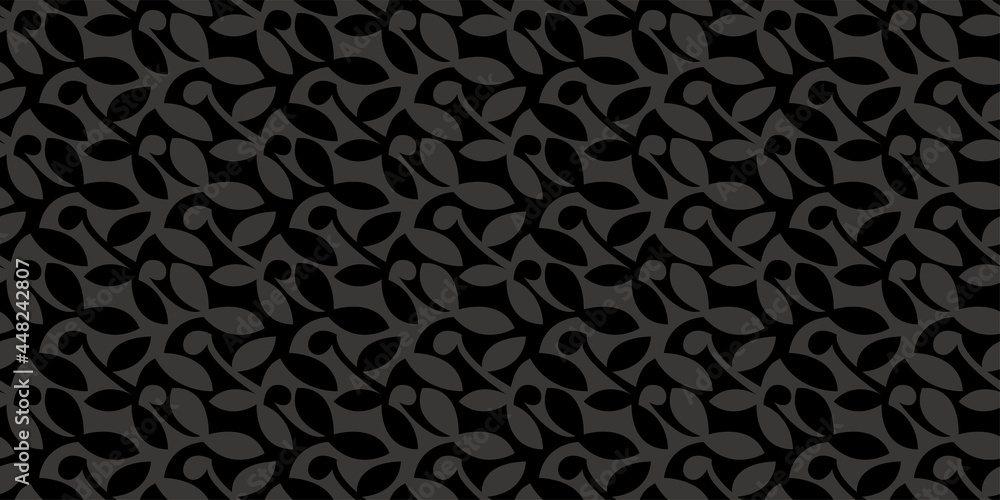 Simple botanical background. Seamless pattern.Vector. シンプルな有機的パターン Simple botanical background. Seamless pattern.Vector. シンプルな有機的パターン