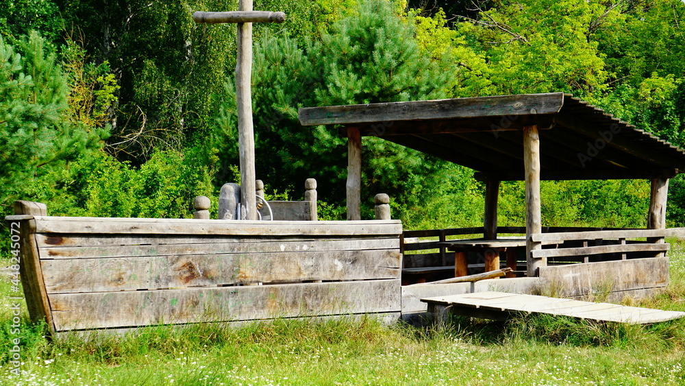 Altes Boot im park 