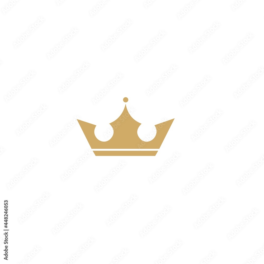 king crown design concept icon template white background vector illustration king crown design concept icon template white background vector illustration