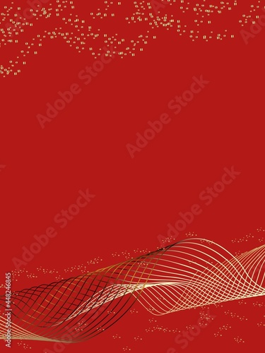 Cristmas and glowing background with gold placer