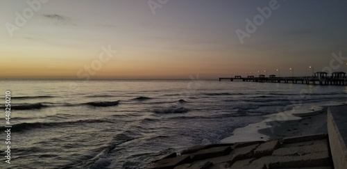 sunset on the beach