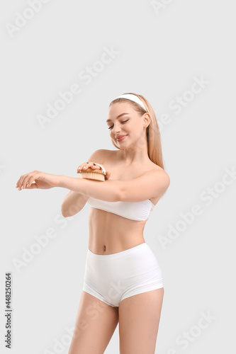 Beautiful young woman with ...