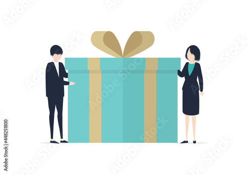 特別な特典をご用意いたしました！なイラスト素材