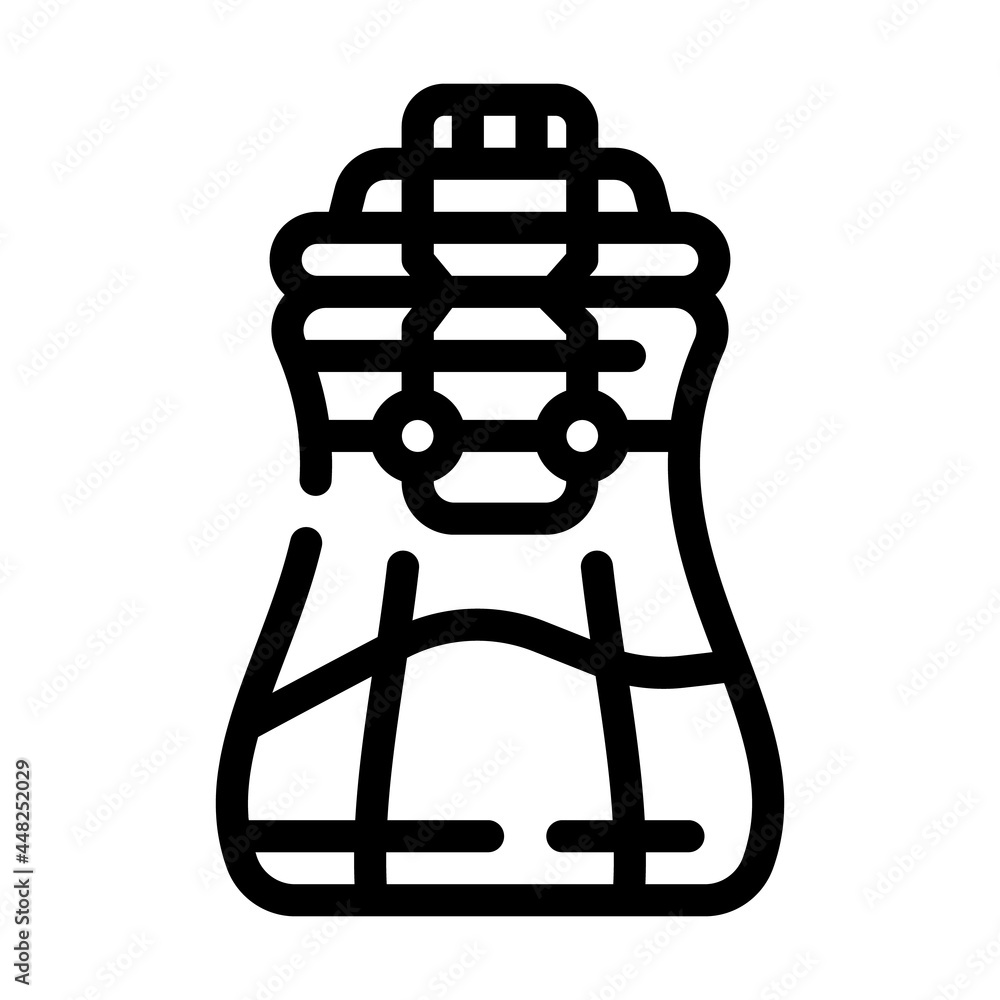 spice jar line icon vector. spice jar sign. isolated contour symbol black illustration spice jar line icon vector. spice jar sign. isolated contour symbol black illustration