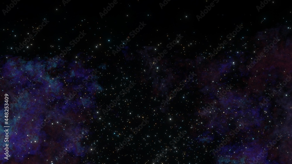 Obraz premium space galaxy background