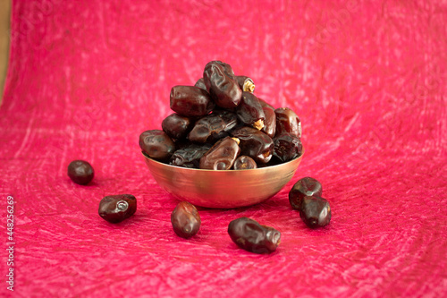 ROyal Copper Bowl Dates Isolated
