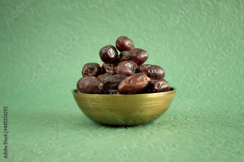 ROyal Copper Bowl Dates Isolated