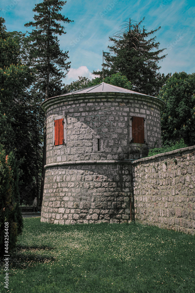 Fototapeta premium Old abandoned church at day time