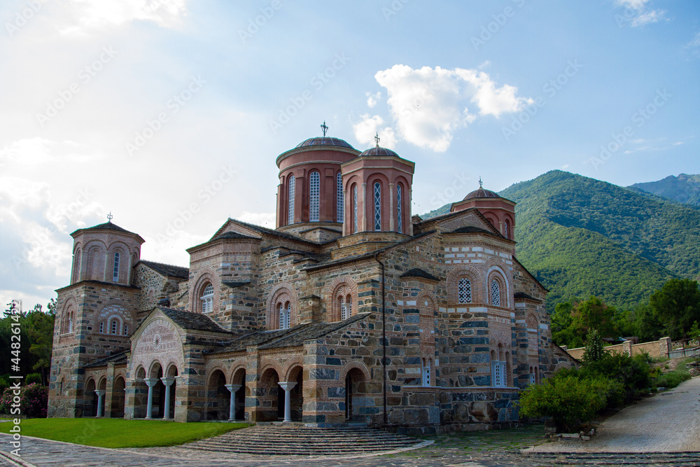 Greece, Monastery of Timios Prodromos in Akritochori near Lake Kerkini