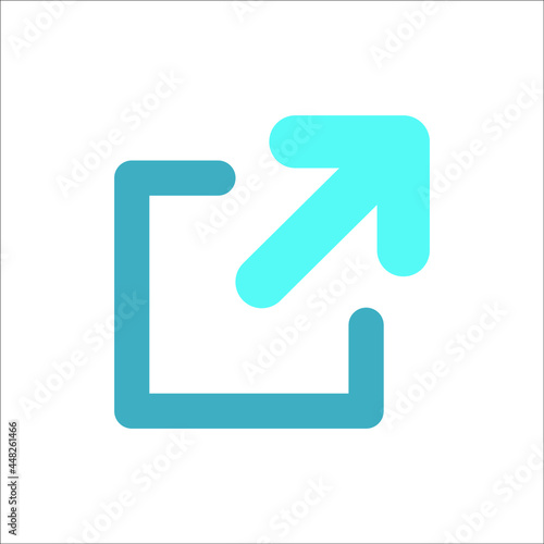 External link icons symbol vector elements for infographic web