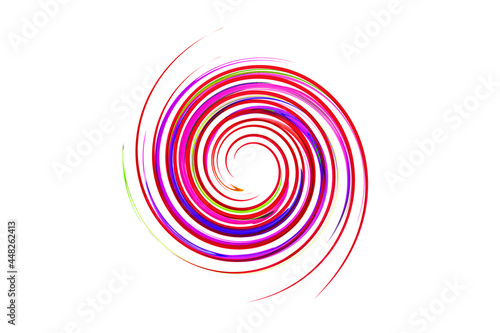 spiral rainbow background