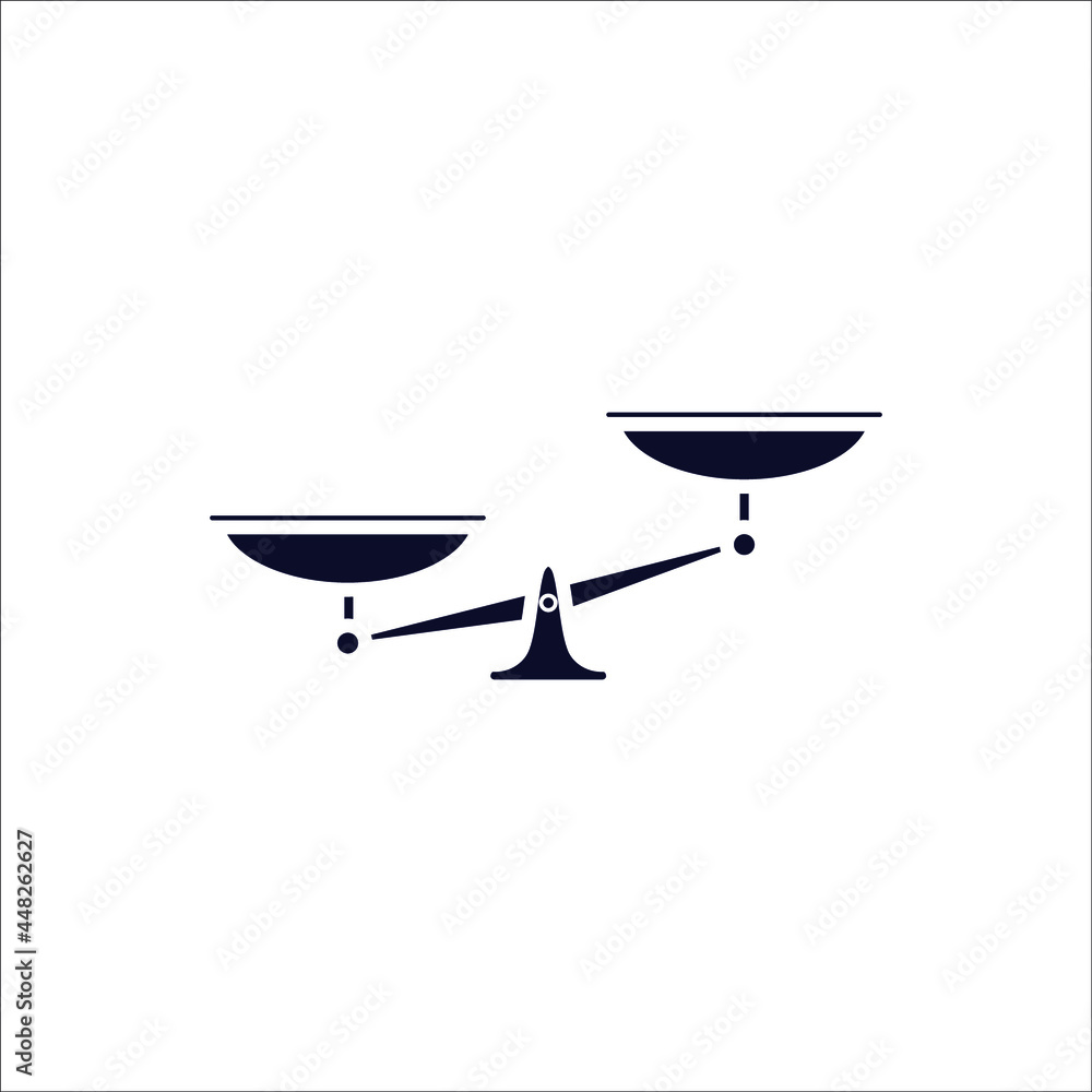 Law scale icons symbol vector elements for infographic web Law scale icons symbol vector elements for infographic web