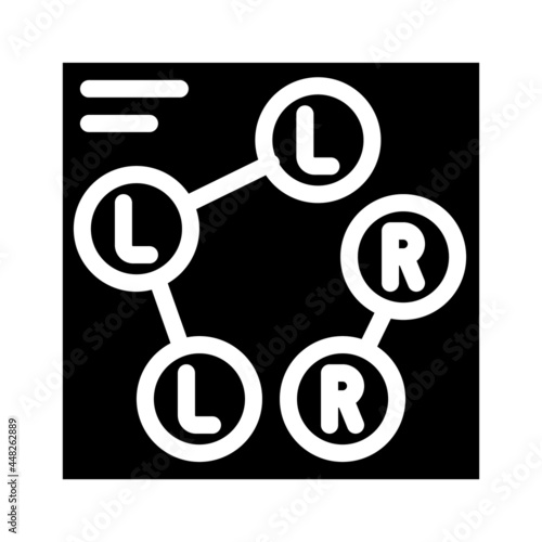 dance scheme glyph icon vector. dance scheme sign. isolated contour symbol black illustration