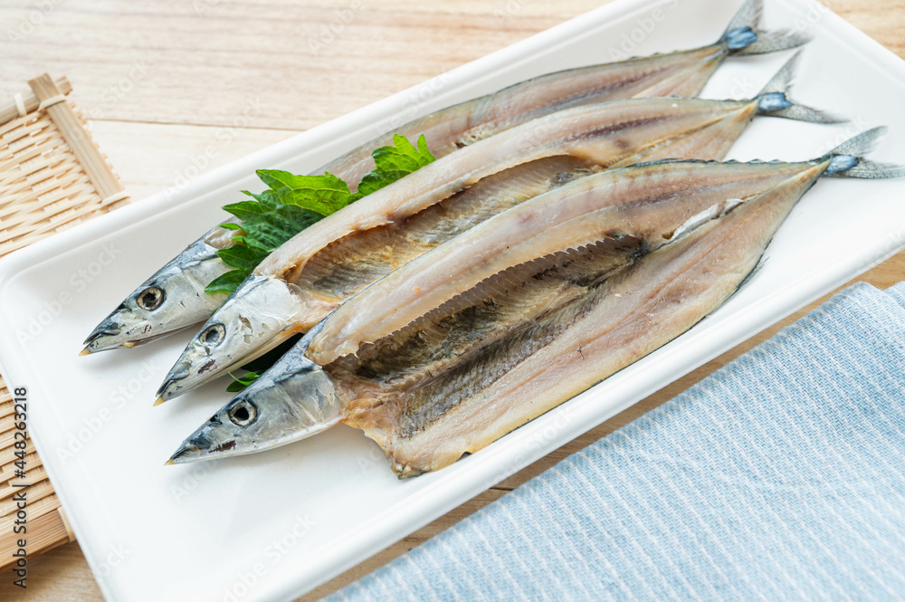 干物　北海道産さんまの開き