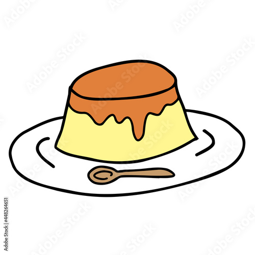 プリンのイラスト