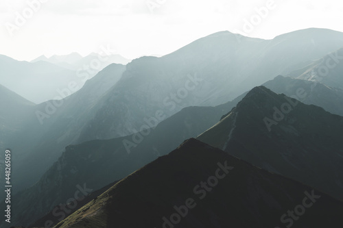 atmospheric mountain shot