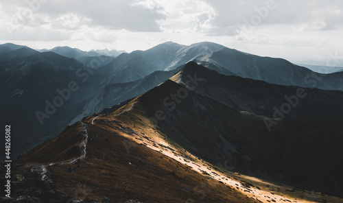 atmospheric mountain shot