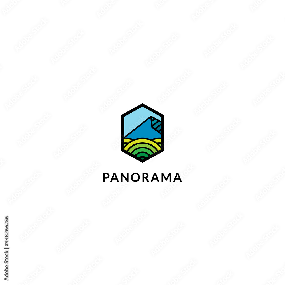 landscape design logo. logo template landscape design logo. logo template