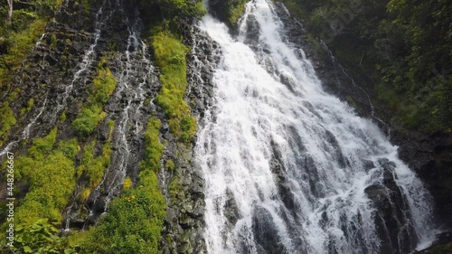 オシンコシンの滝 双美の滝 知床半島 知床八景 日本の滝100選 北海道 世界遺産 知床国立公園